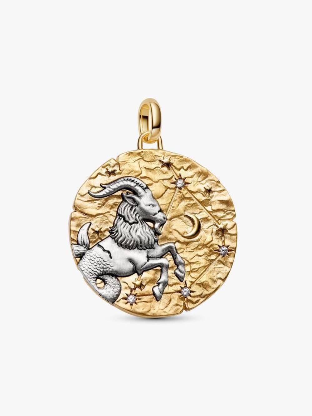Pandora Capricorn Zodiac Oversized Medallion Charm
